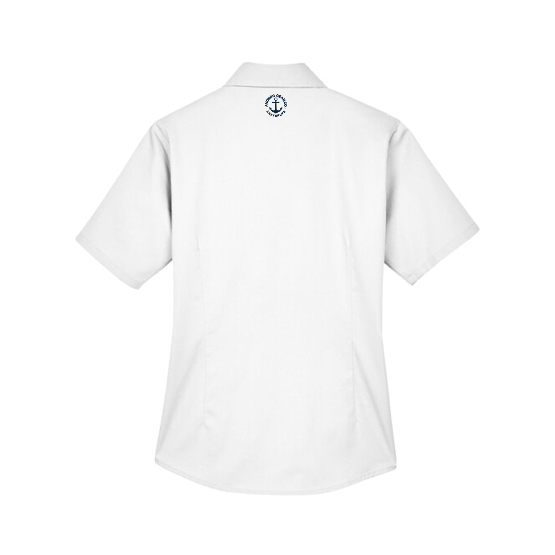 Short-Sleeve Twill Shirt with Stain-Release - Ladies