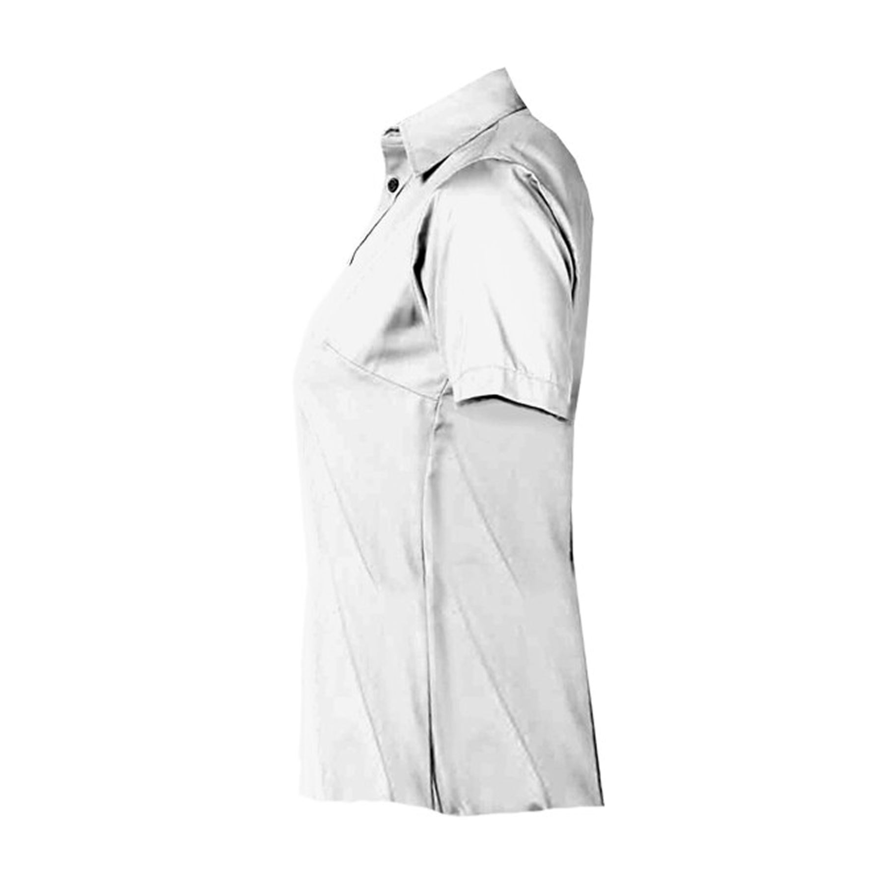 Short-Sleeve Twill Shirt with Stain-Release - Ladies