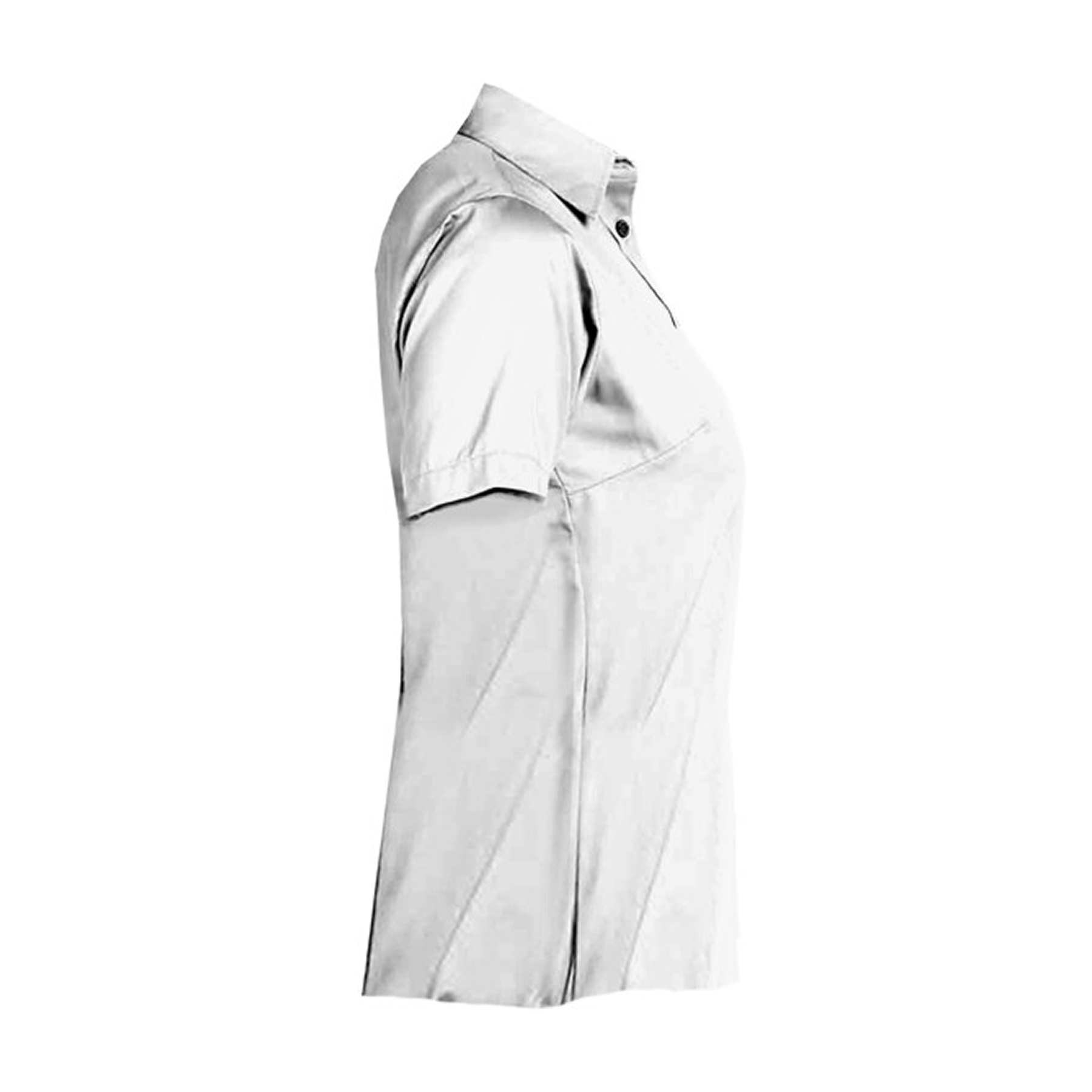 Short-Sleeve Twill Shirt with Stain-Release - Ladies