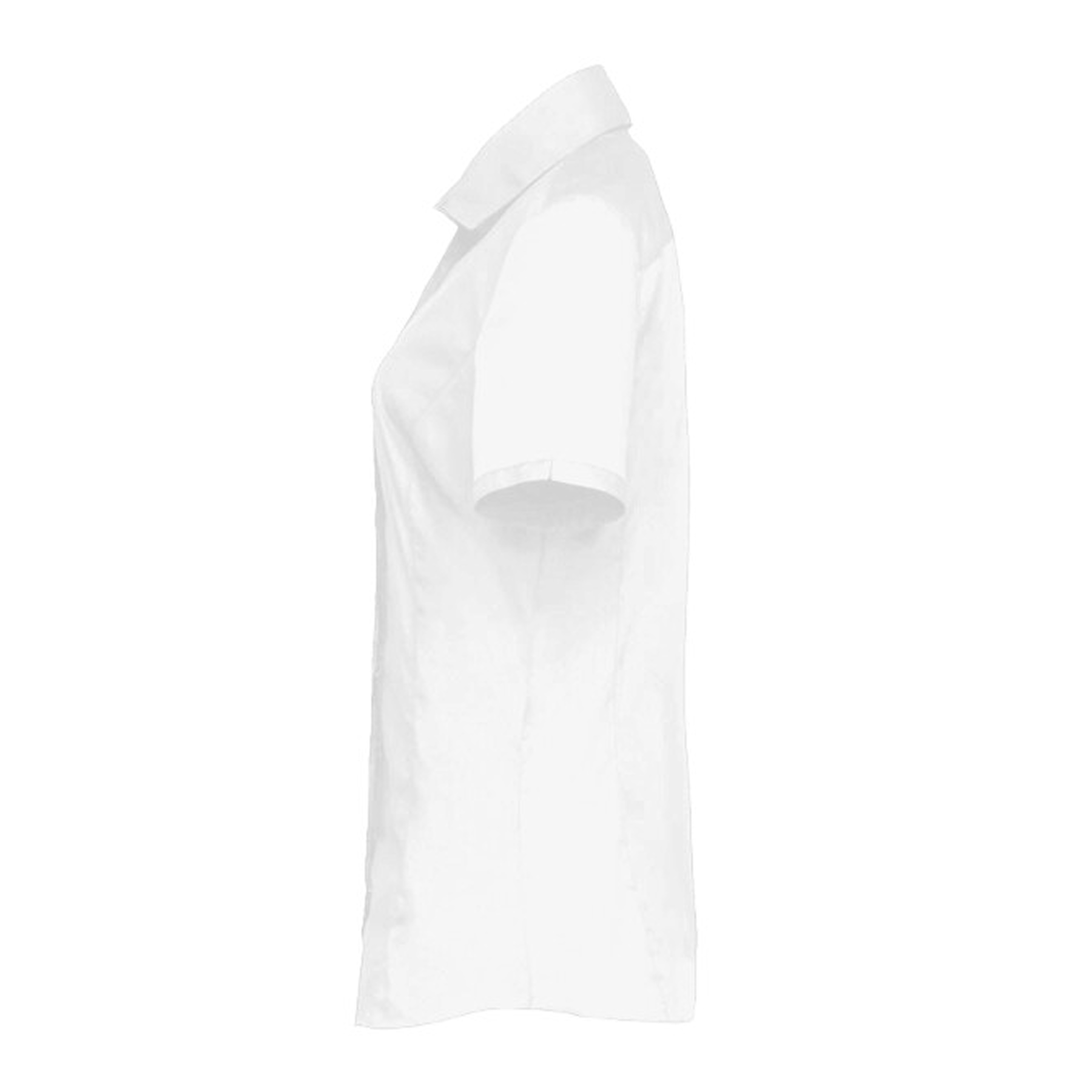 Short-Sleeve Twill Shirt with Stain-Release - Ladies