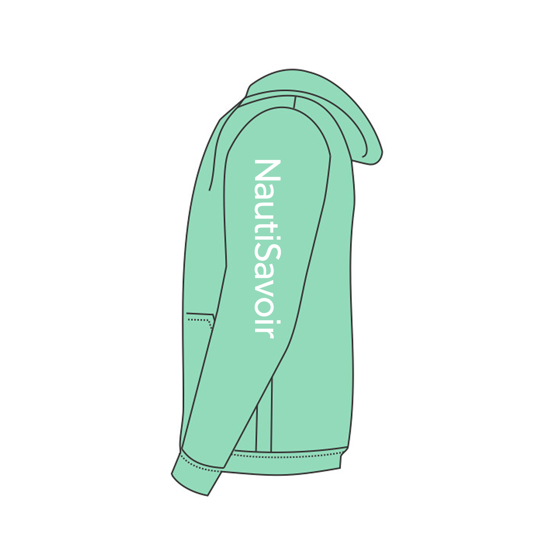 CanBoat Hooded Sweatshirt #2 (White)