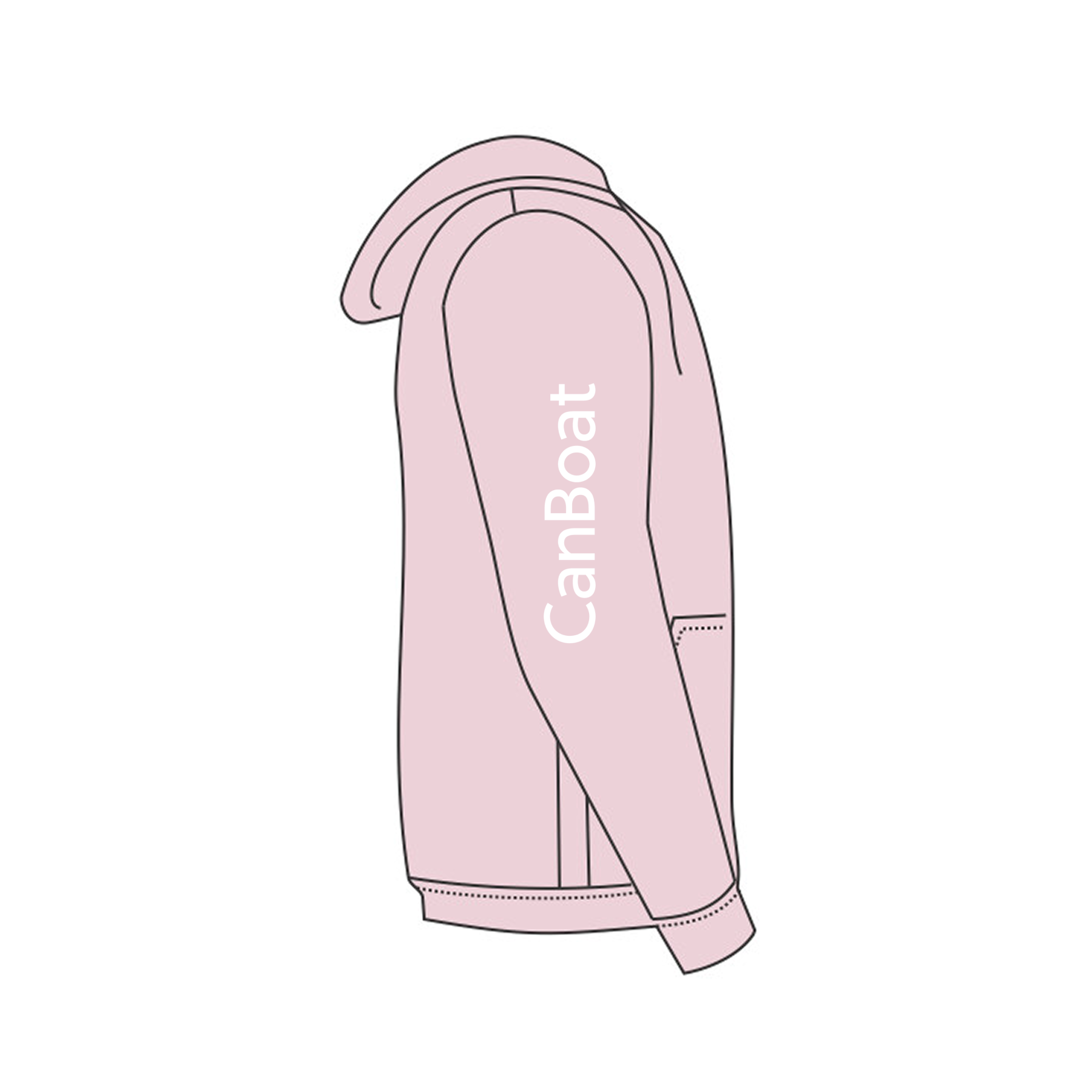 CanBoat Hooded Sweatshirt #2 (White)