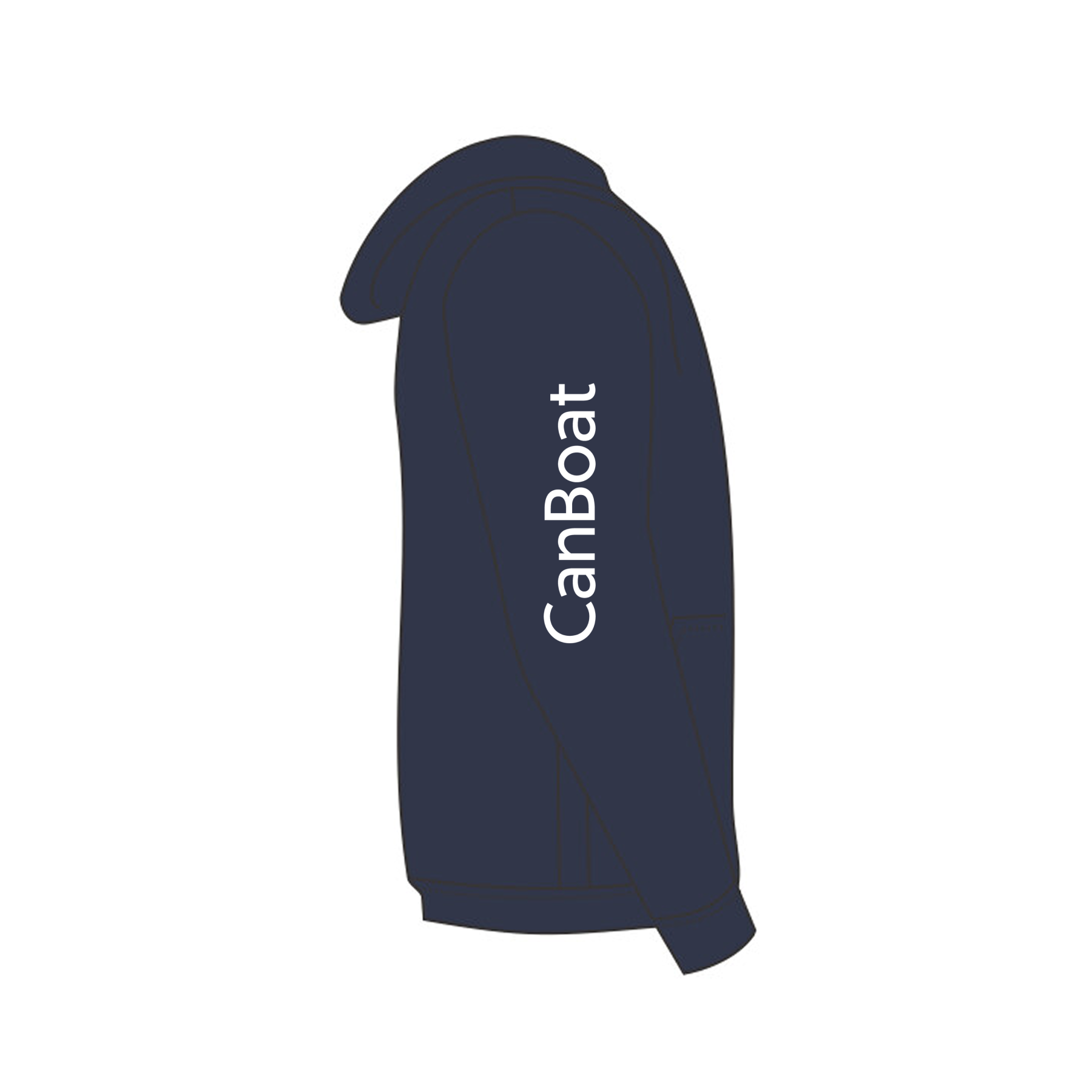 CanBoat Hooded Sweatshirt #2 (White)