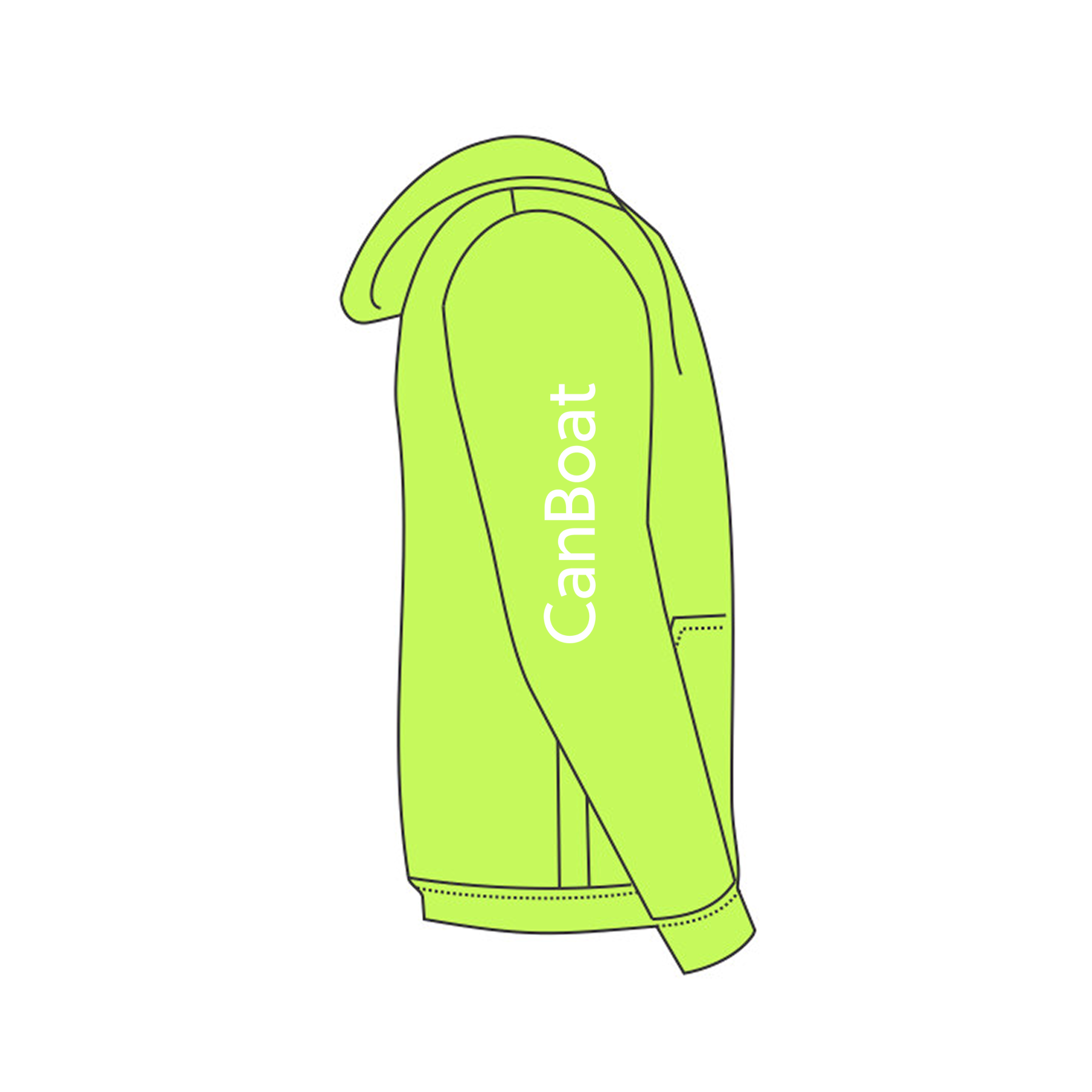 CanBoat Hooded Sweatshirt #2 (White)