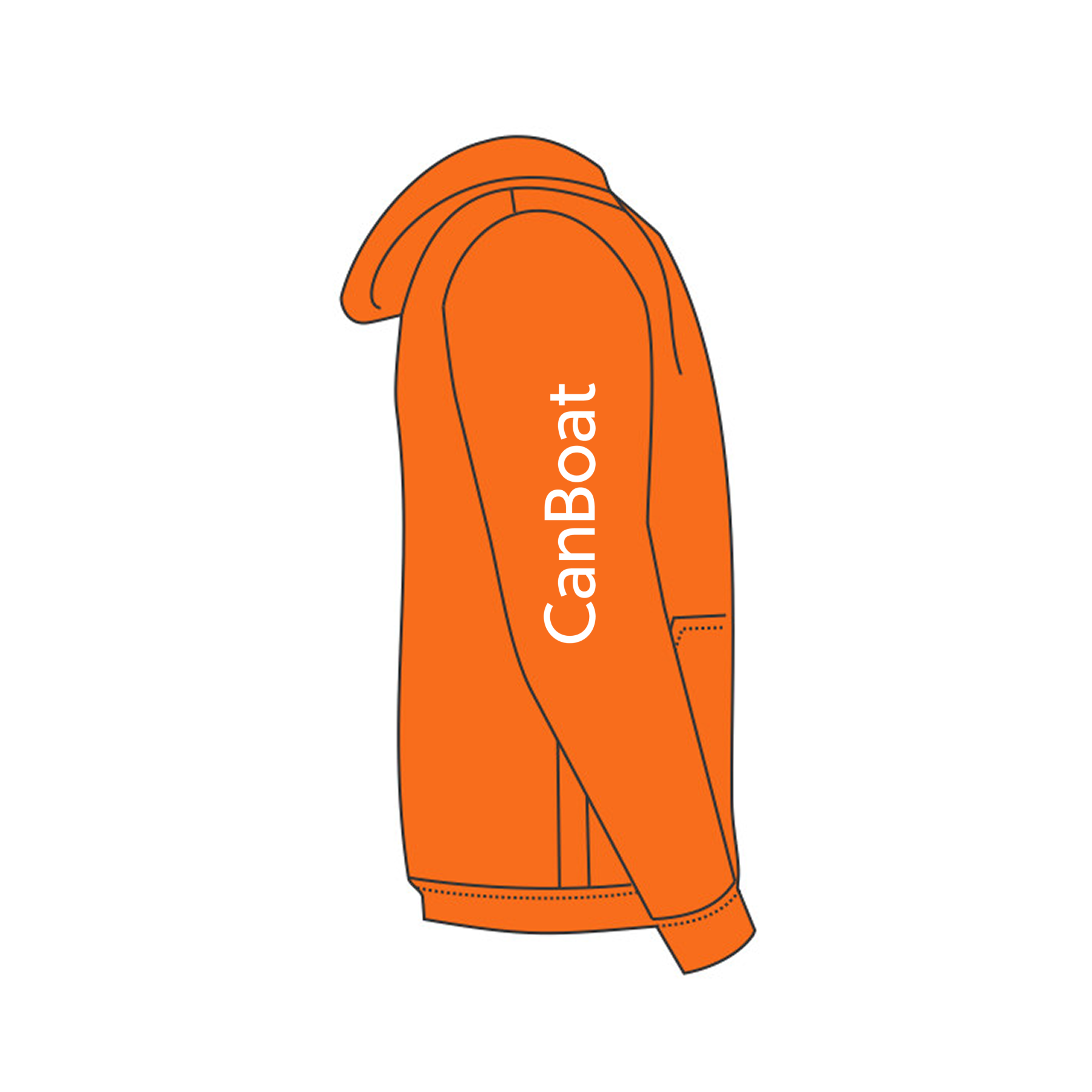 CanBoat Hooded Sweatshirt #2 (White)