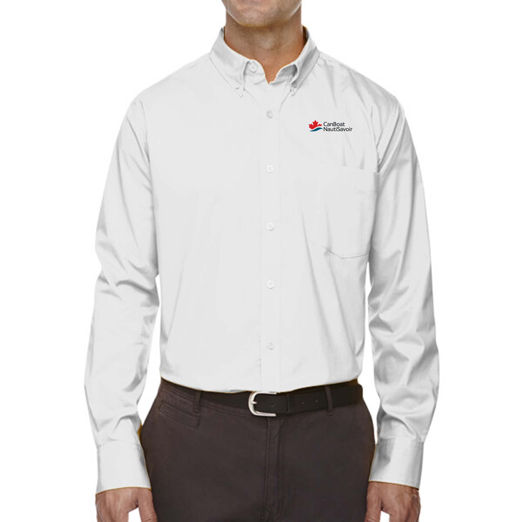 Long-Sleeve Twill Shirt