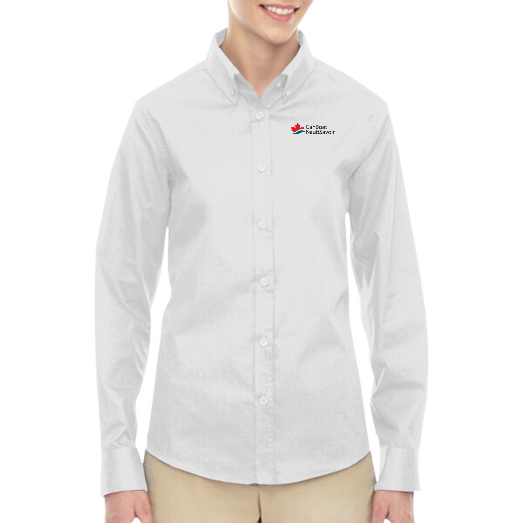 Long-Sleeve Twill Shirt - Ladies