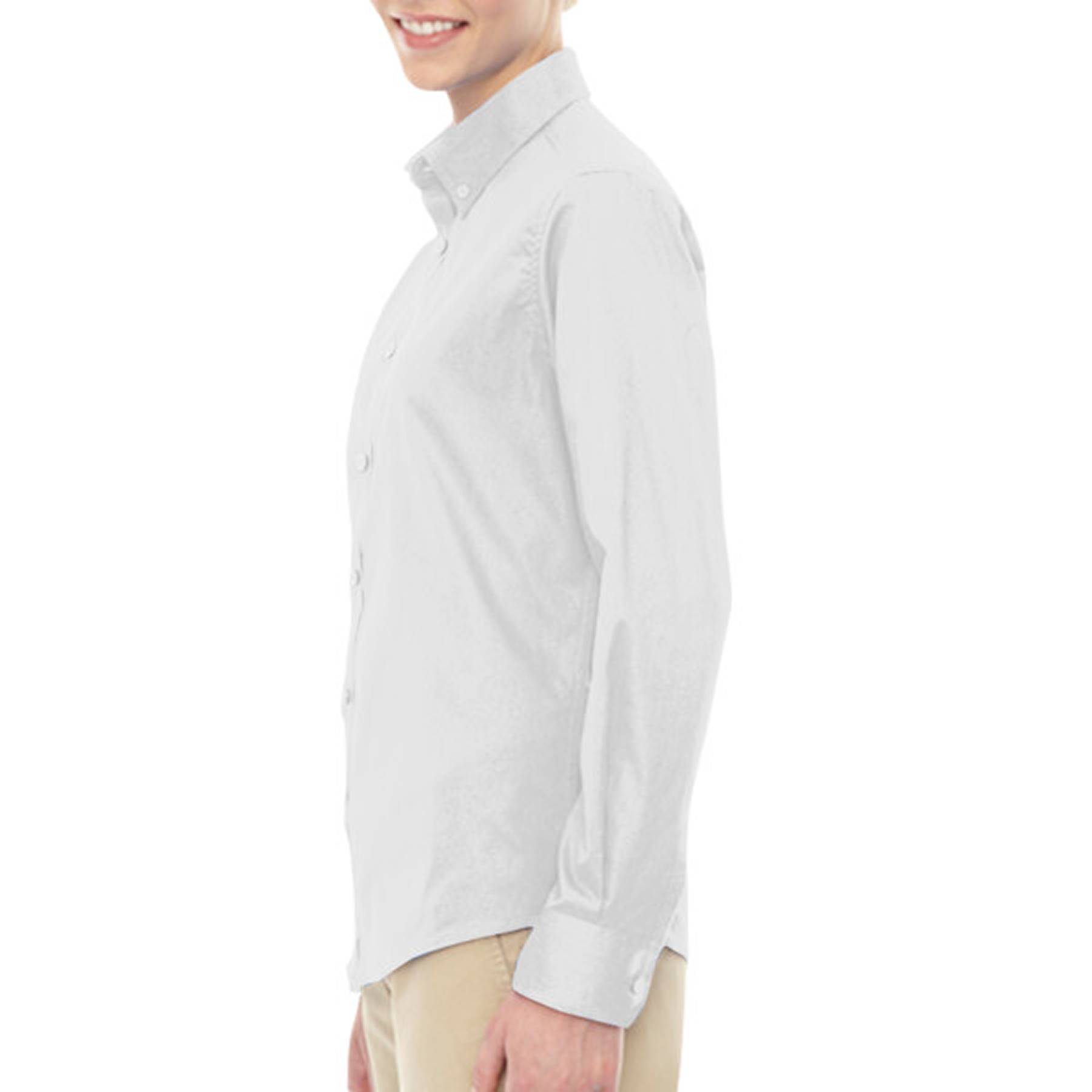 Long-Sleeve Twill Shirt - Ladies