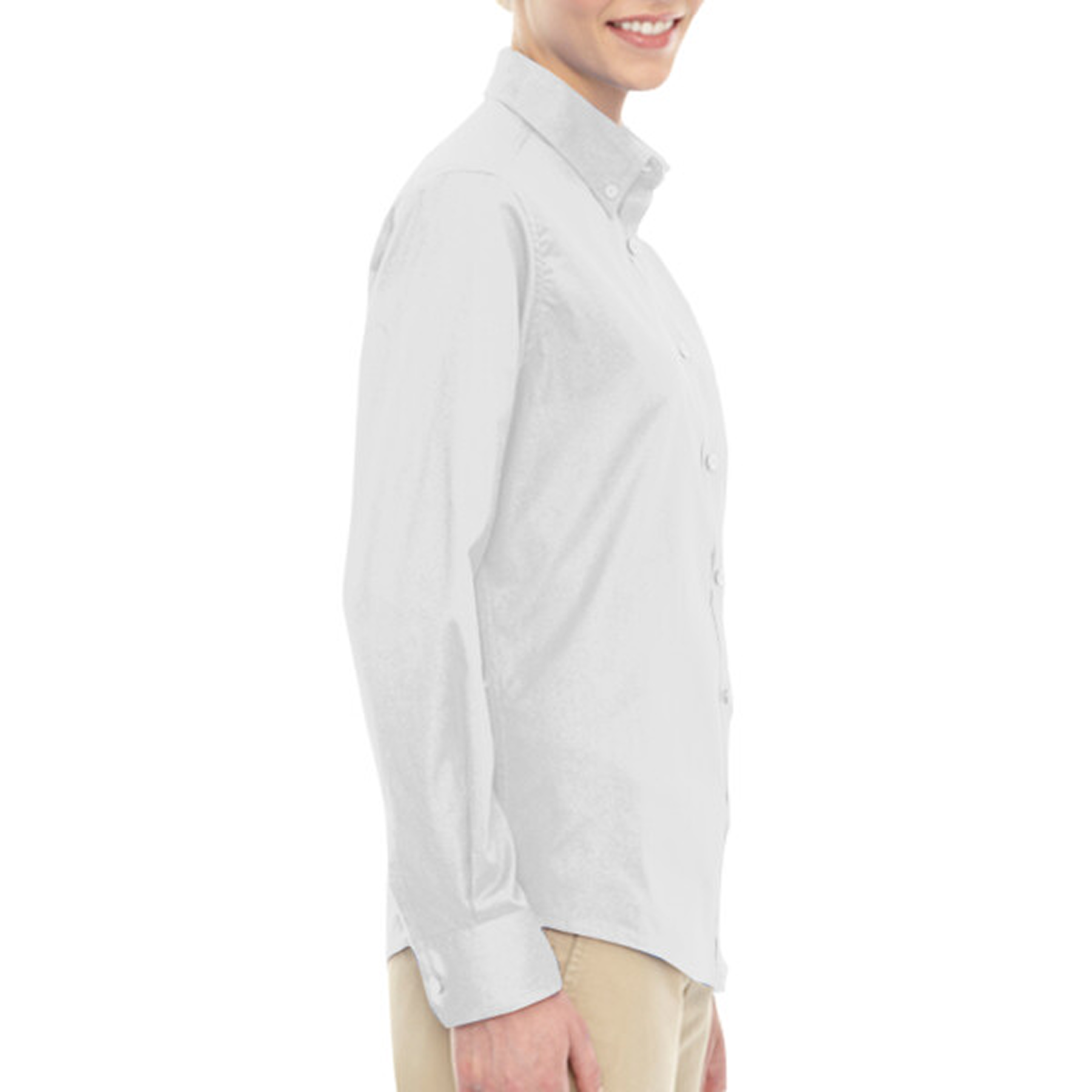 Long-Sleeve Twill Shirt - Ladies