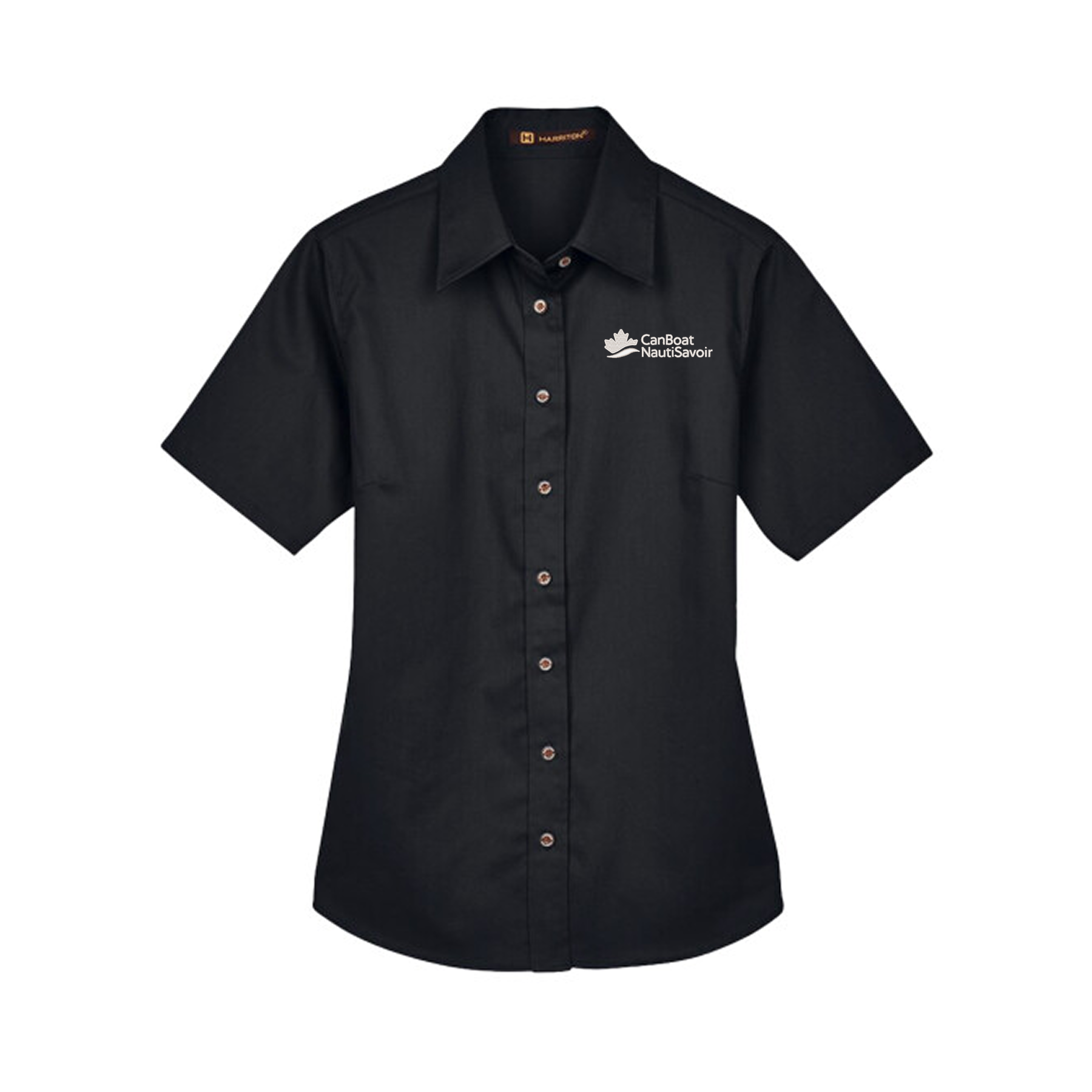 Short-Sleeve Twill Shirt with Stain-Release - Ladies 2