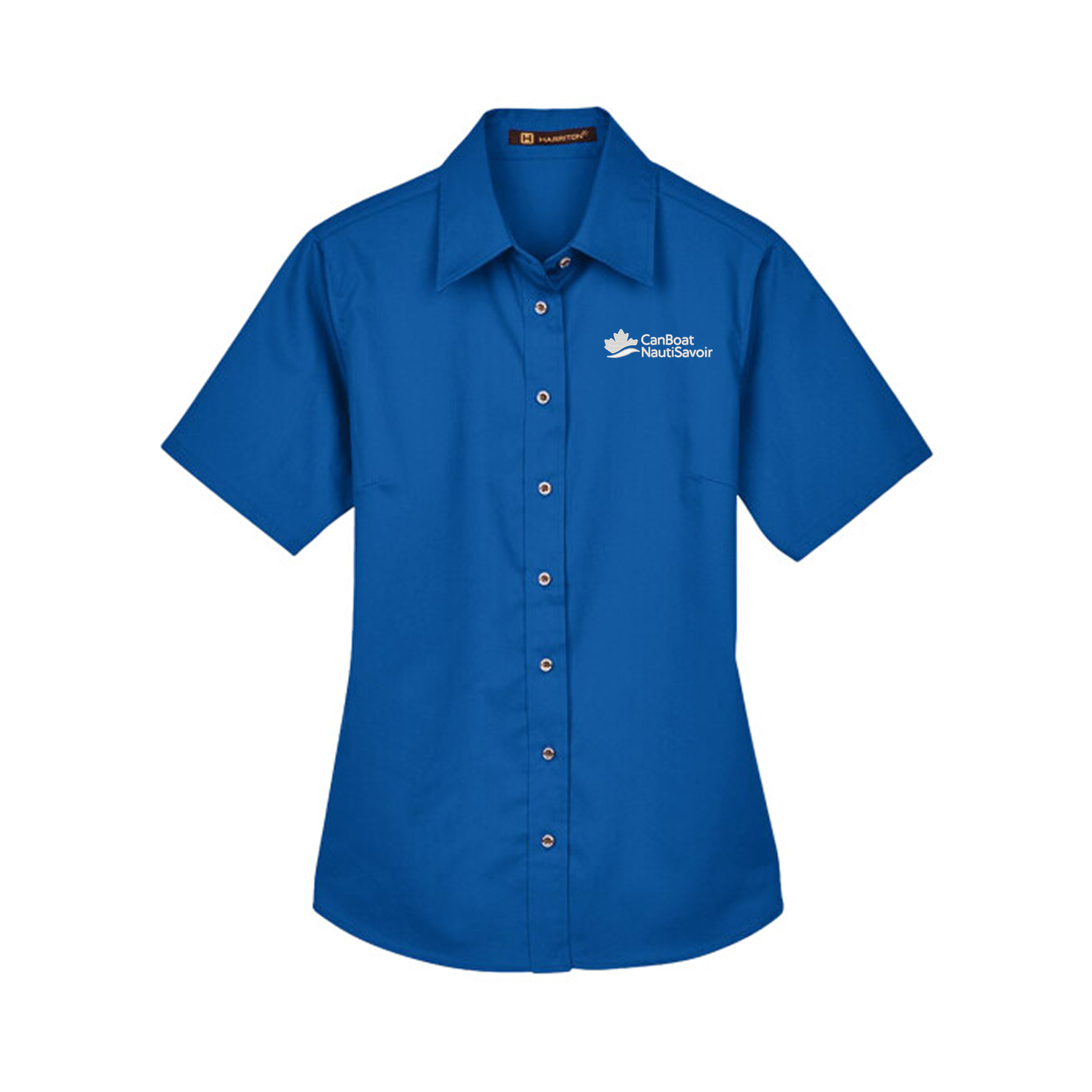 Short-Sleeve Twill Shirt with Stain-Release - Ladies 2