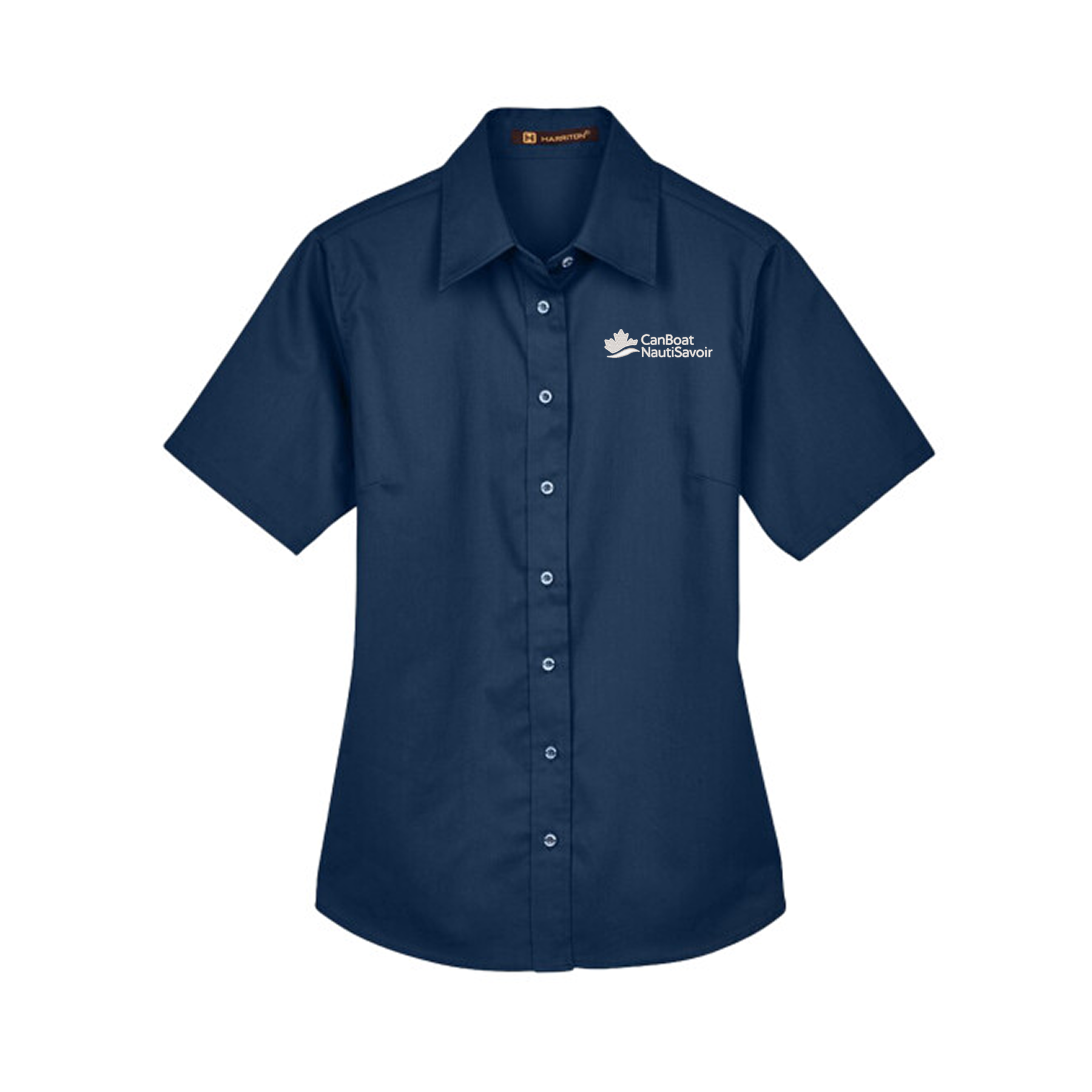 Short-Sleeve Twill Shirt with Stain-Release - Ladies 2