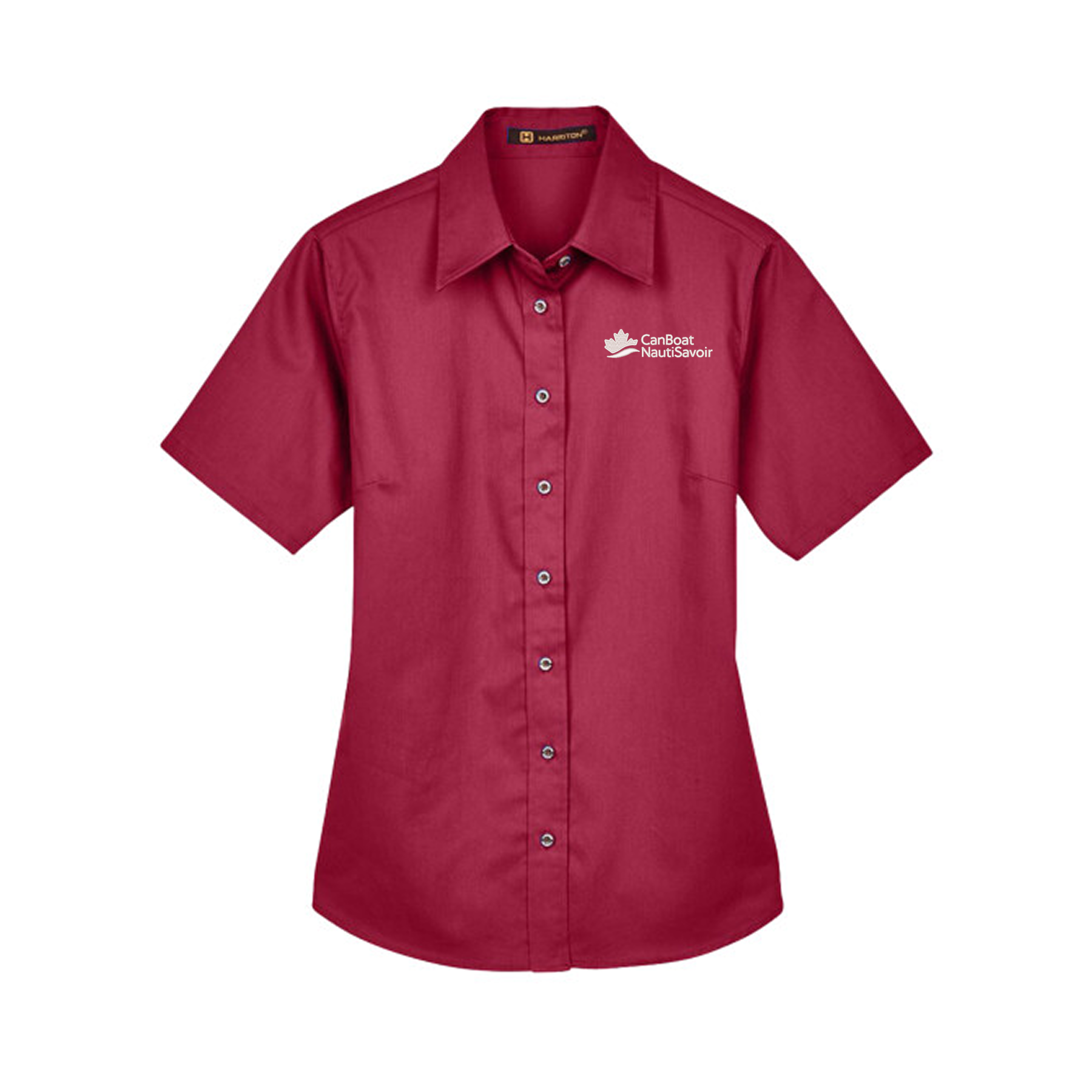 Short-Sleeve Twill Shirt with Stain-Release - Ladies 2