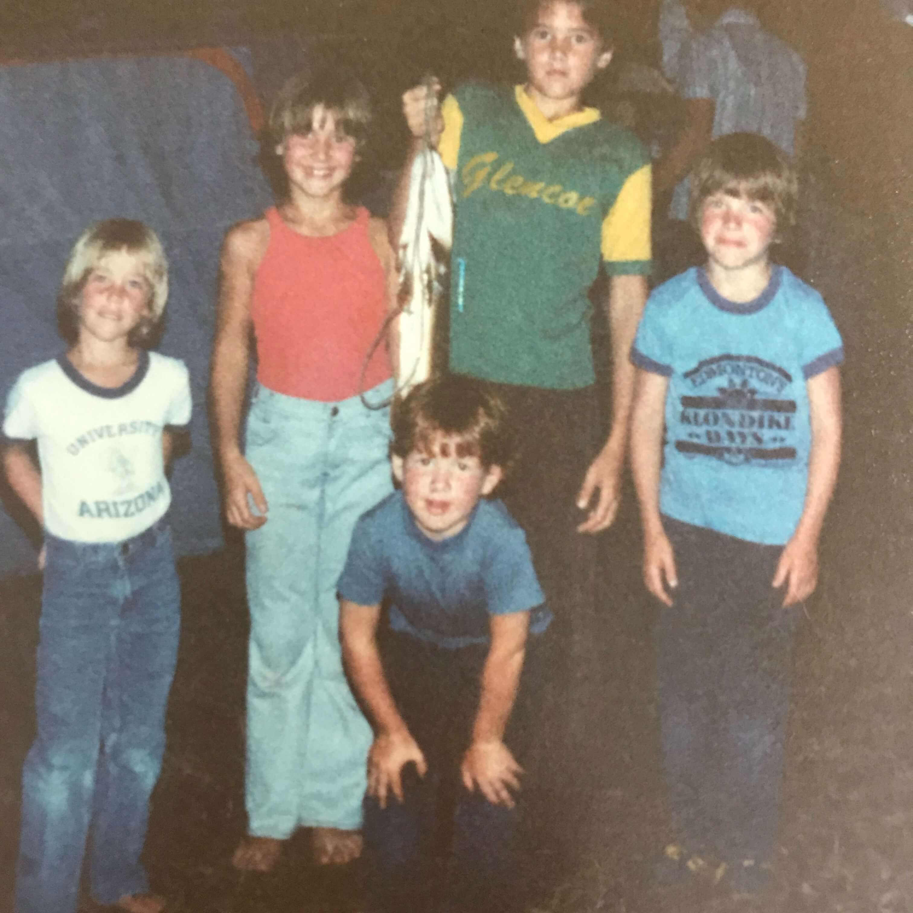 Vintage family boating photo - Anchor Gear Co. story about lake life roots.
