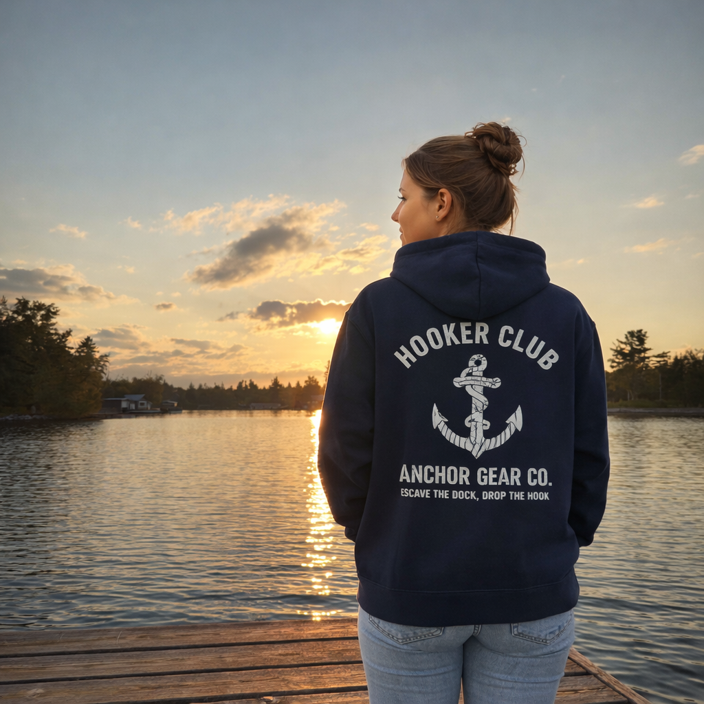 Hooker Club™ Hoodie – Navy