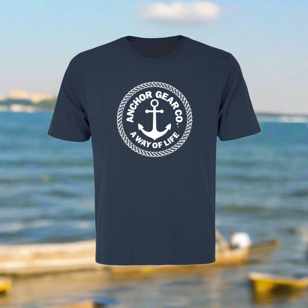 Stay Anchored in Style with the Men's Soft Tee