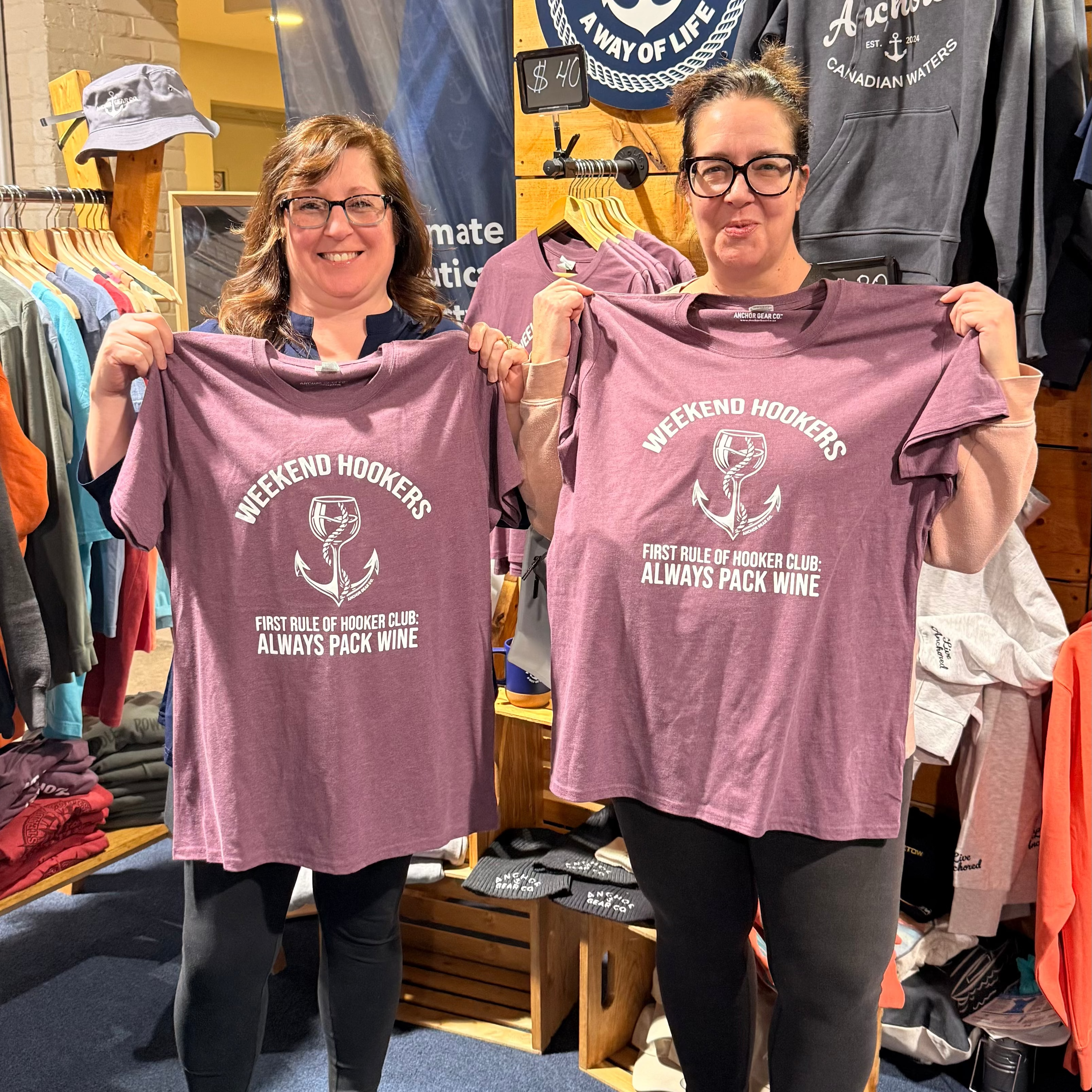 Weekend Hookers | Always Pack Wine Tee